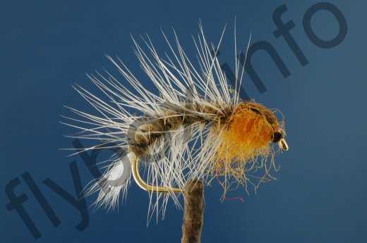 Gold Ribbed Hare's Ear Palmer, Light